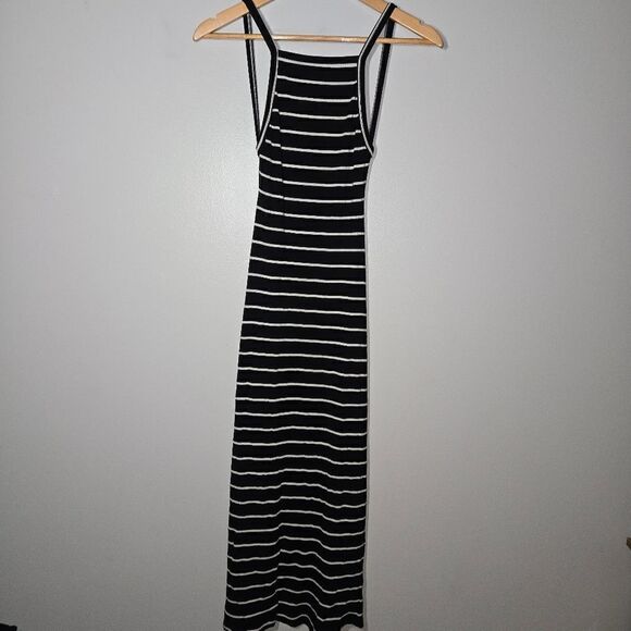 Reformation Striped Midi Dress Medium - Picture 4 of 6